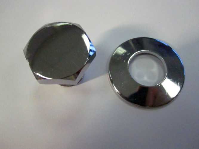 Riemenscheibenschraube Standard VW Typ 1 Motor verchromt, Satz