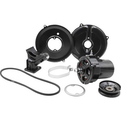 Lichtmaschinensatz, 75 Amp, schwarz