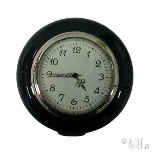 Horn button with clock