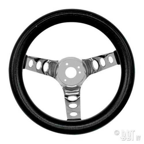 Steering wheel 3 spokes 10 inch