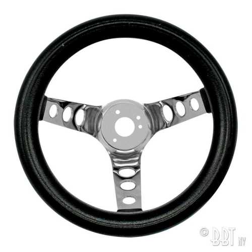 Steering wheel 3 spokes 12 inch