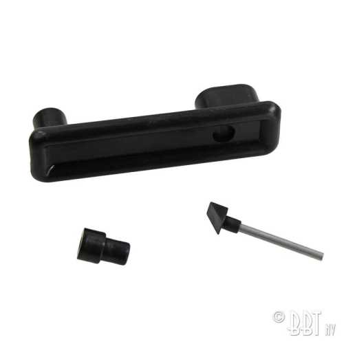 Cupboard door handle black Westfalia