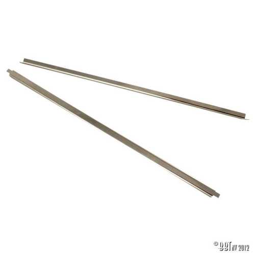 Türfentsterleisten, inox, Paar