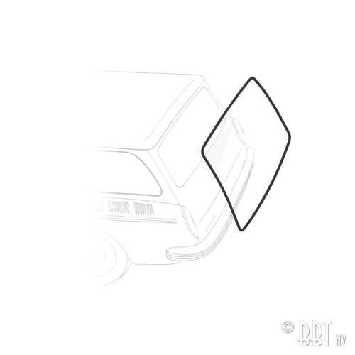 Rear deck lid seal - Squareback (variant)