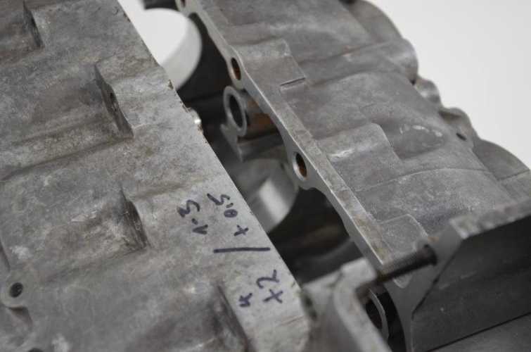 Motorgehäuse Typ 4 / Porsche 914 planen und spindeln der Hauptlagerbohrung und Nockenwellengasse