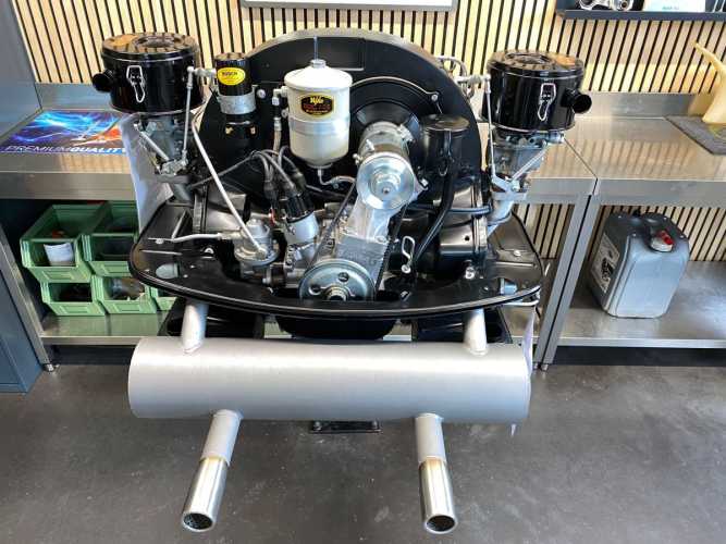 Schalldämpfer, Sport. Für VW Typ 1 Käfer mit Porsche 356 Motor