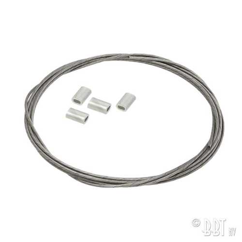Spannseil seitlich - Käfer Cabrio 04/60-, Karmann Ghia Cabrio 08/57-