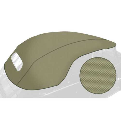 Cabrioverdeck, beige vinyl