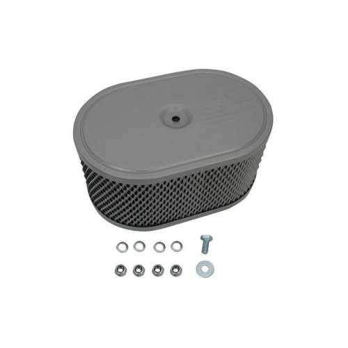 Luftfilter, oval, klassische Maschen-Optik
