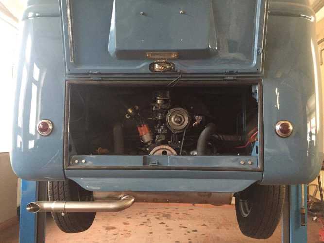 VW T1 Bus Auspuff Ahnendorp Customsport mit Vorwärmung