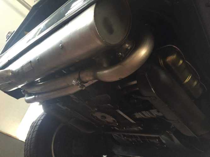VW T1 Bus Auspuff Ahnendorp Customsport mit Vorwärmung