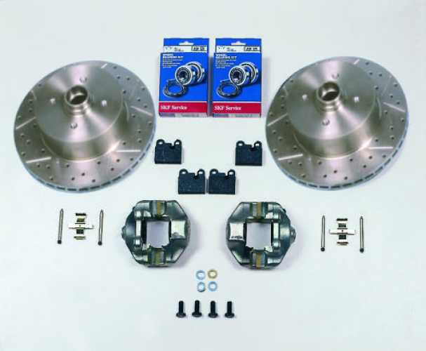 Brakesystem ventilated discs beetle front 4x100 Kerscher  perforated and slotted