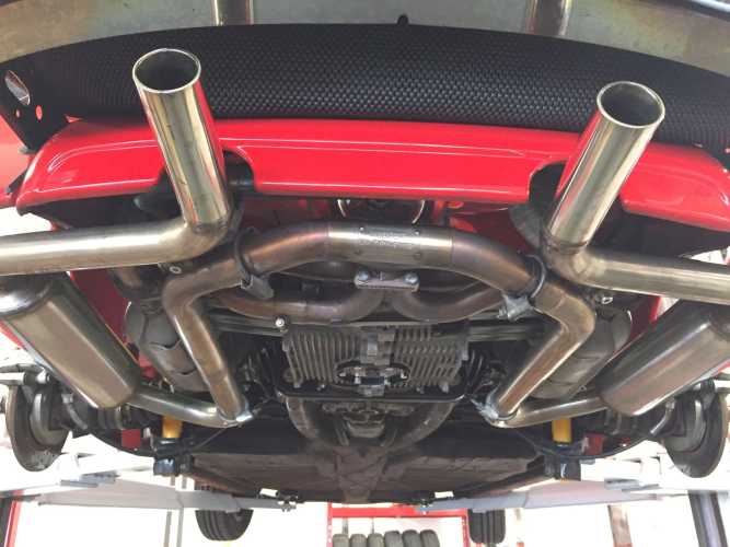 Streetsport Exhaust VW Beetle Stainless Steel VW Beetle Type 1 with preheating - SILENT VERSION