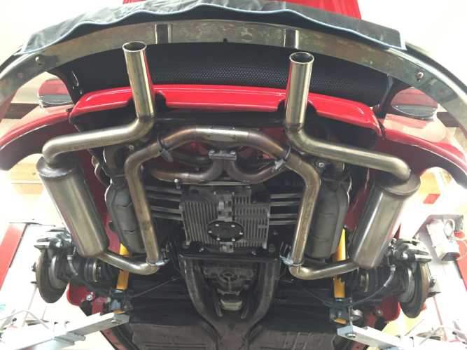 Streetsport Exhaust VW Beetle Stainless Steel VW Beetle Type 1 with preheating - SILENT VERSION