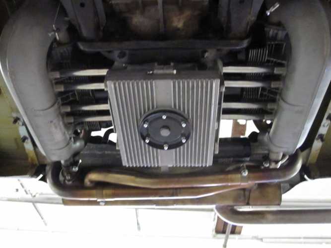 VW T1 Bus Auspuff Ahnendorp Customsport mit Vorwärmung
