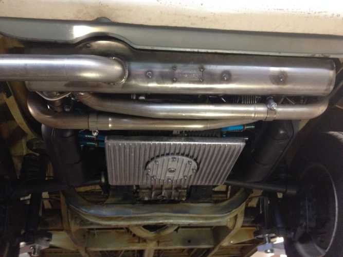 VW T1 Bus Auspuff Ahnendorp Customsport mit Vorwärmung