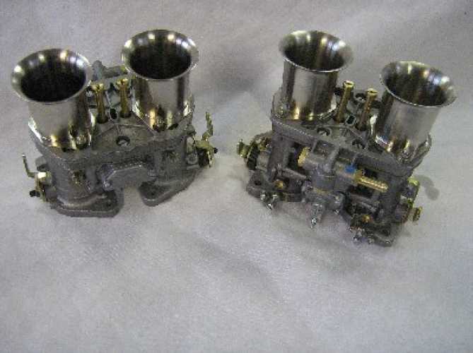 Carburettor Set Weber 44 IDF VW Wasserboxer 2,1 with airfilters