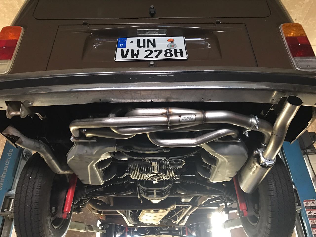 Ahnendorp B.A.S. - Exhaust VW WBX 1,9 - Bus - stainless with new ...