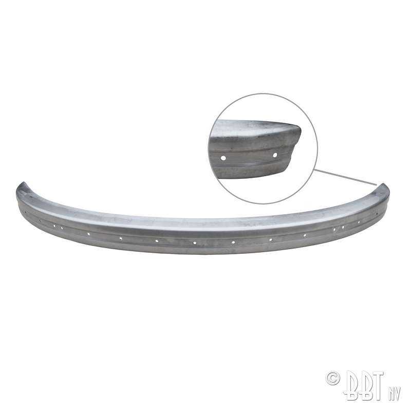 Stoßstange hinten (EUR) eckiges Modell - Blanke Metall