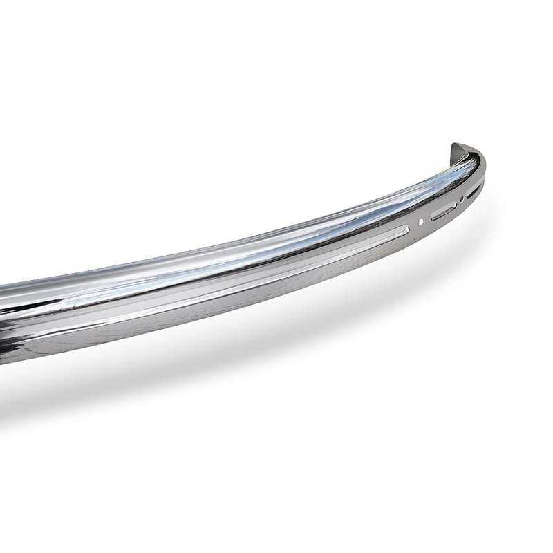 Bumper, rear, (split) with groove, Original chrome