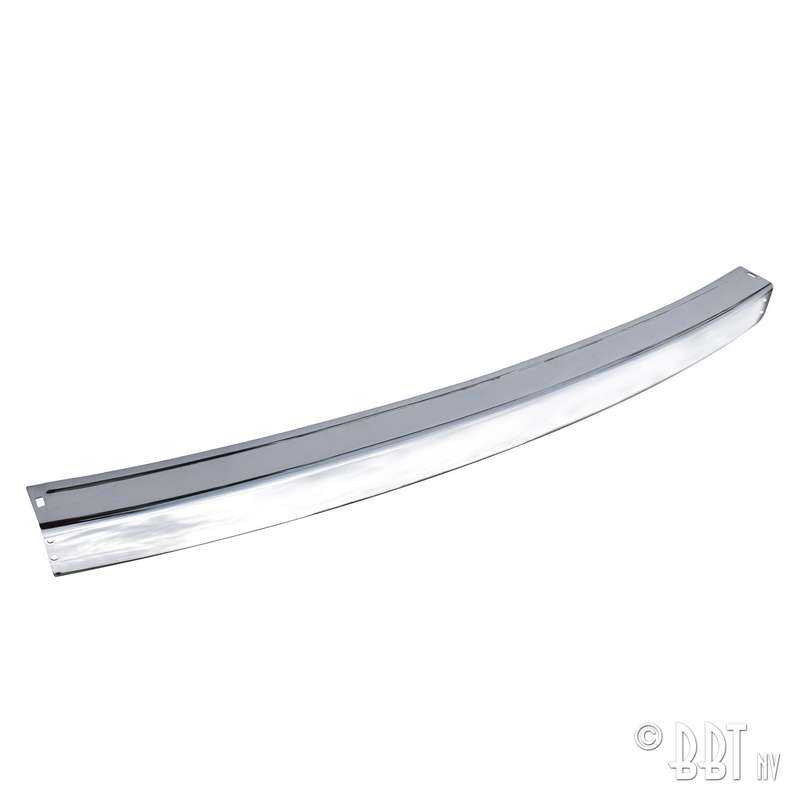 Bumper front, 2,3mm, chrome - w/o bumper strip