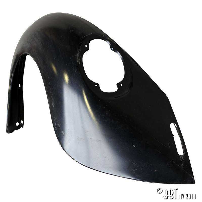 Rear fender, left