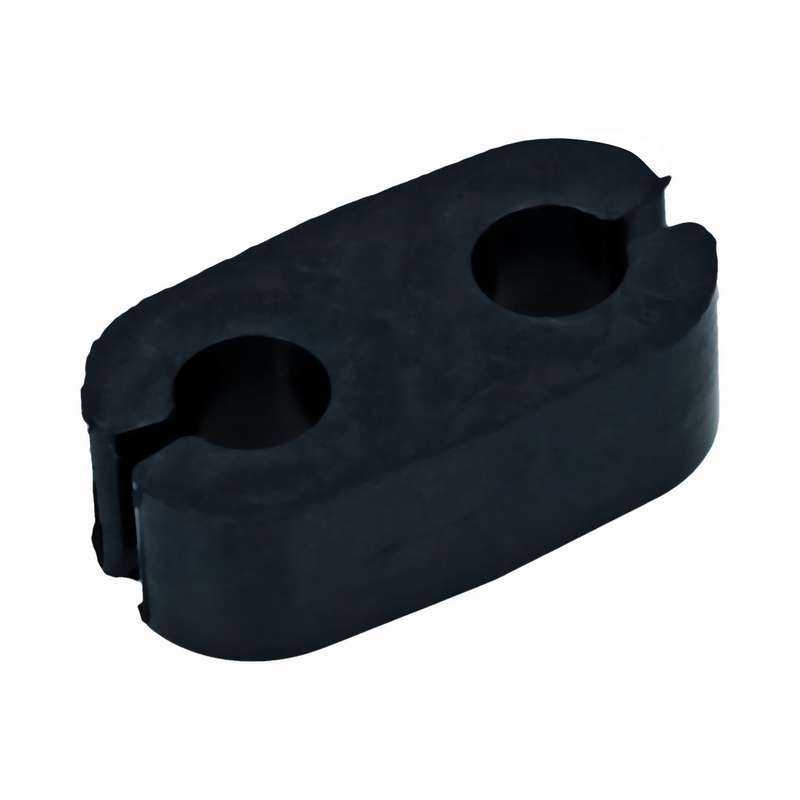 Rubber for tailgate torsionsprings