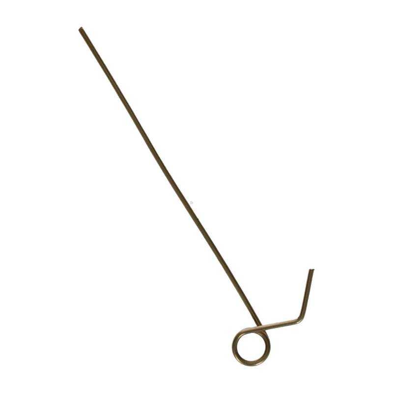 Spring behind accelerator pedal