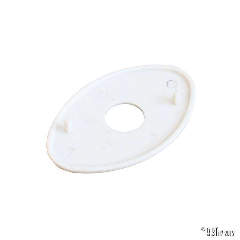 Rosette zwischen Kurbel und Seilzugantrieb