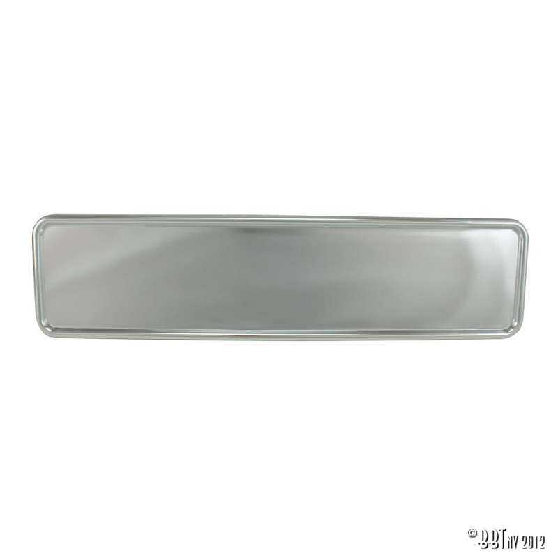 Kennzeichenhalter, Aluminium