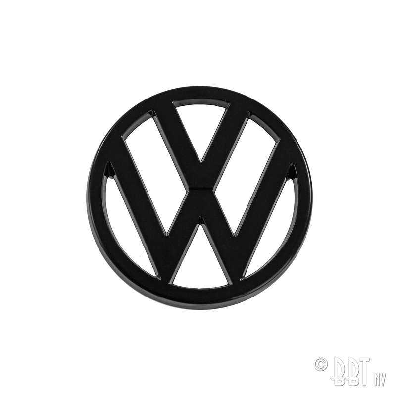 Emblem VW vorne Schwartz - 95mm (Original)
