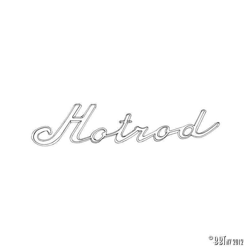 Emblem 'Hotrod'