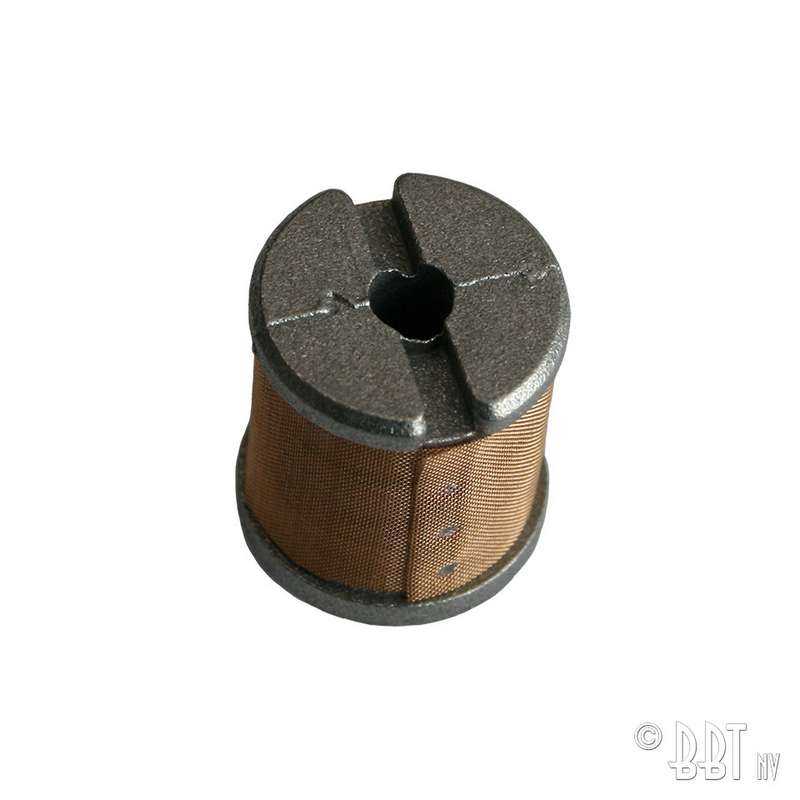 Filter in bowl for fuel tap