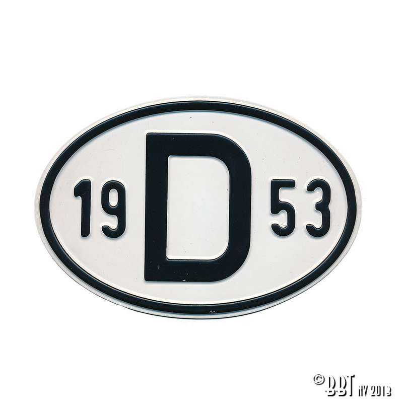 Schild D 1953