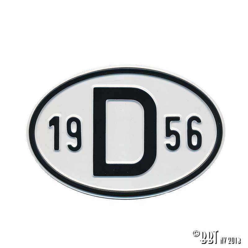 Schild D 1956