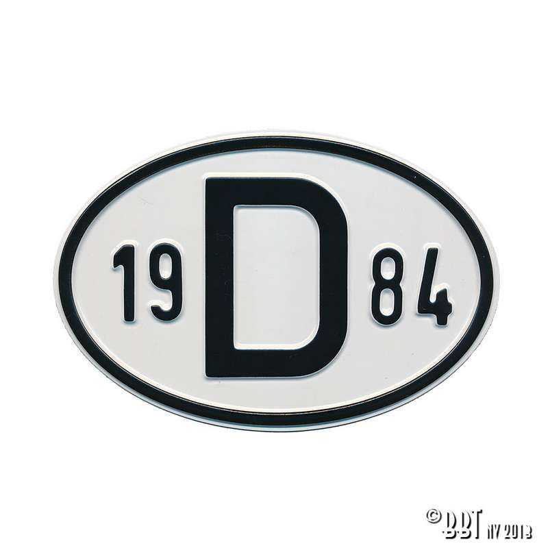 Schild D 1984