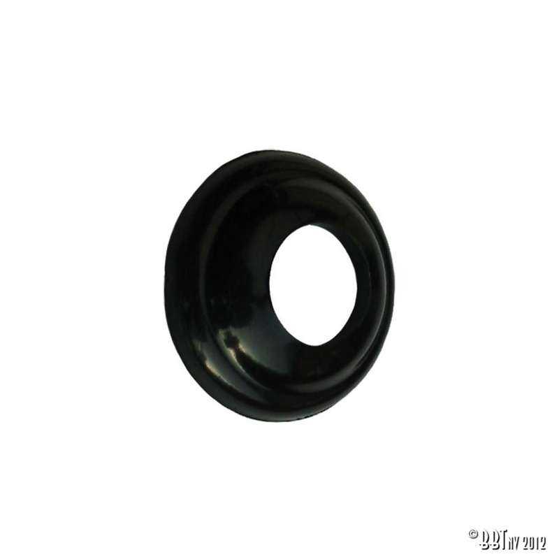 Collar behind window crank / inner doorhandle, black