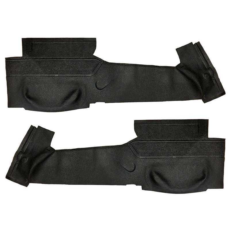 Rubber mats seat stand walkthrough (without bulkhead behind seat) black