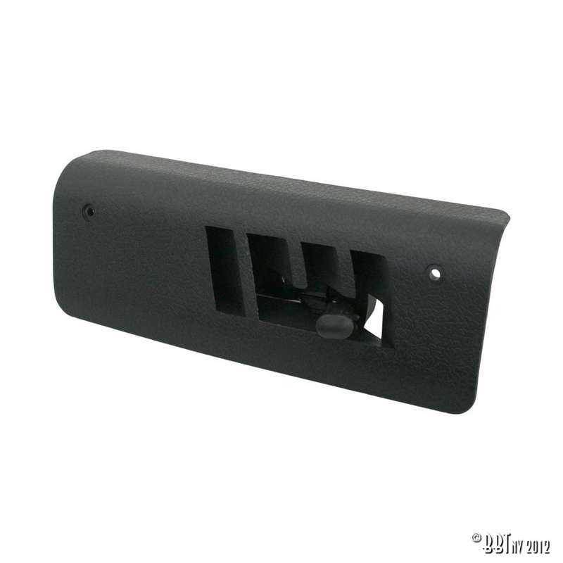 Floor vent cover with flap, sedan, left