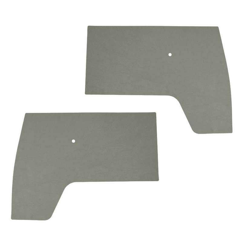 Front door panels, grey, as pair