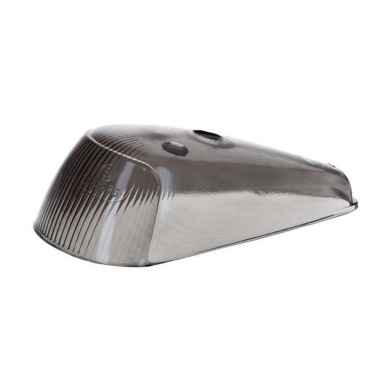 Front turn signal indicator lens, smoke
