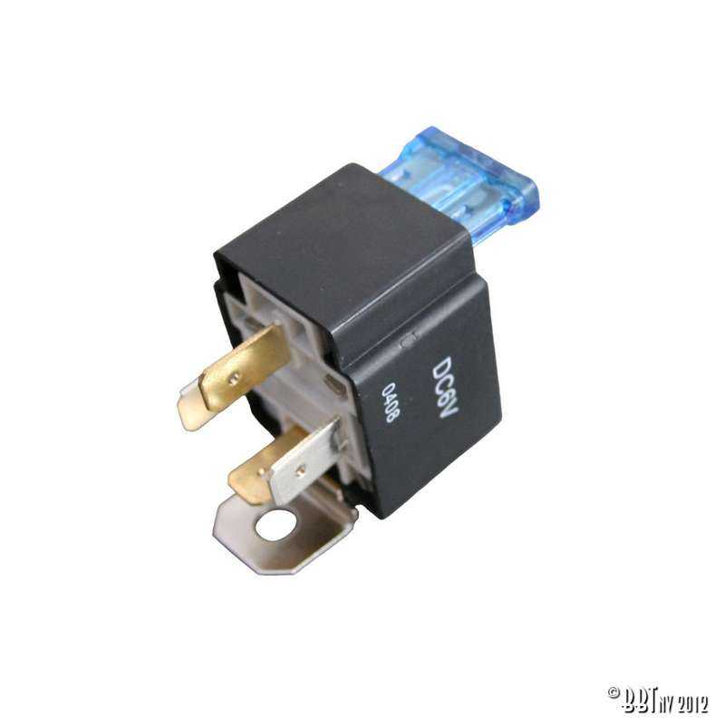 Relais 6V 30A mit 15A Sicherung