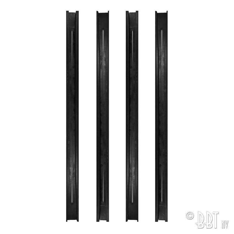 Seat rail bushings T profile 4 pieces