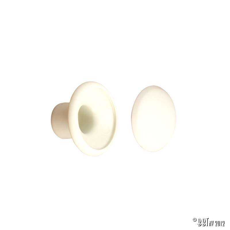 Mantelhaken, PVC, wolkenweiß