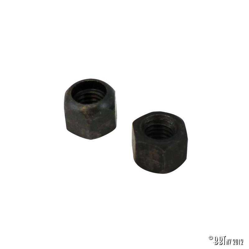 Nuts for handbrake cable, as pair