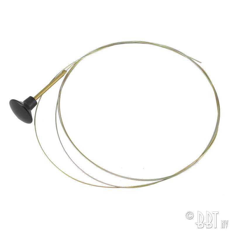 Decklid inner cable Karmann Ghia, black