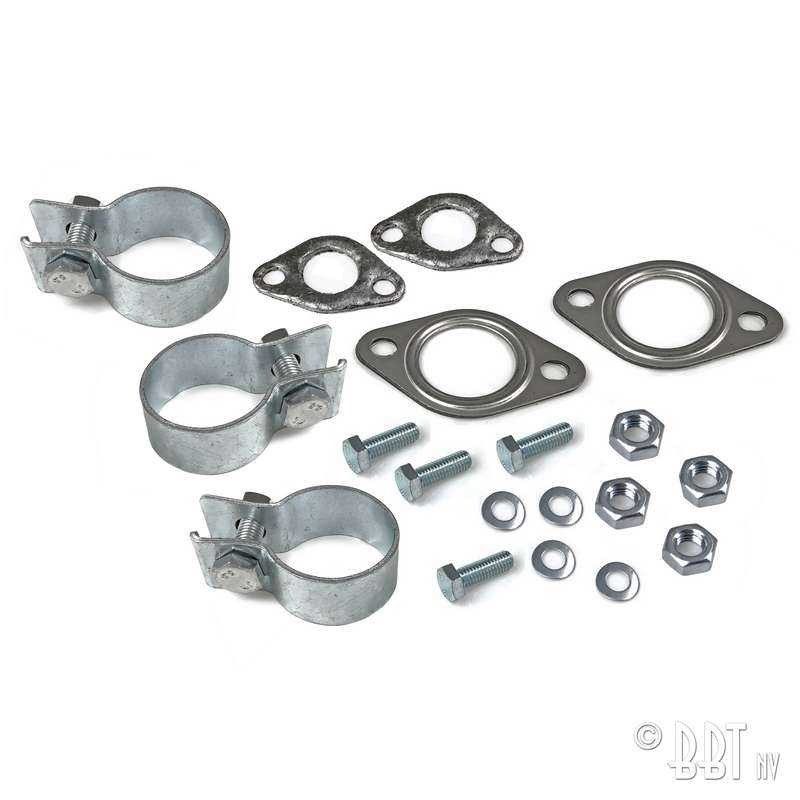 Auspuffbefestigungssatz 25-30pk / Ein endrohr