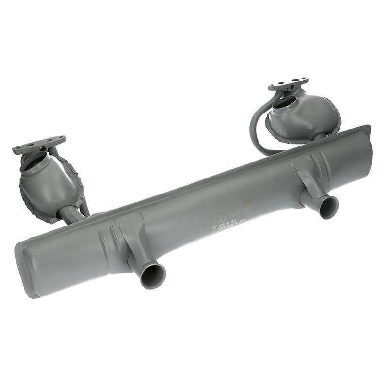 Exhaust with double preheating (with Tüv)