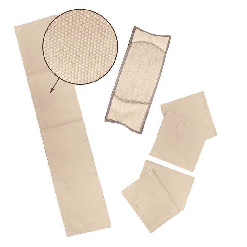 Heating tube insulation set