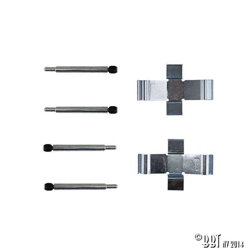 Mounting kit brake pads